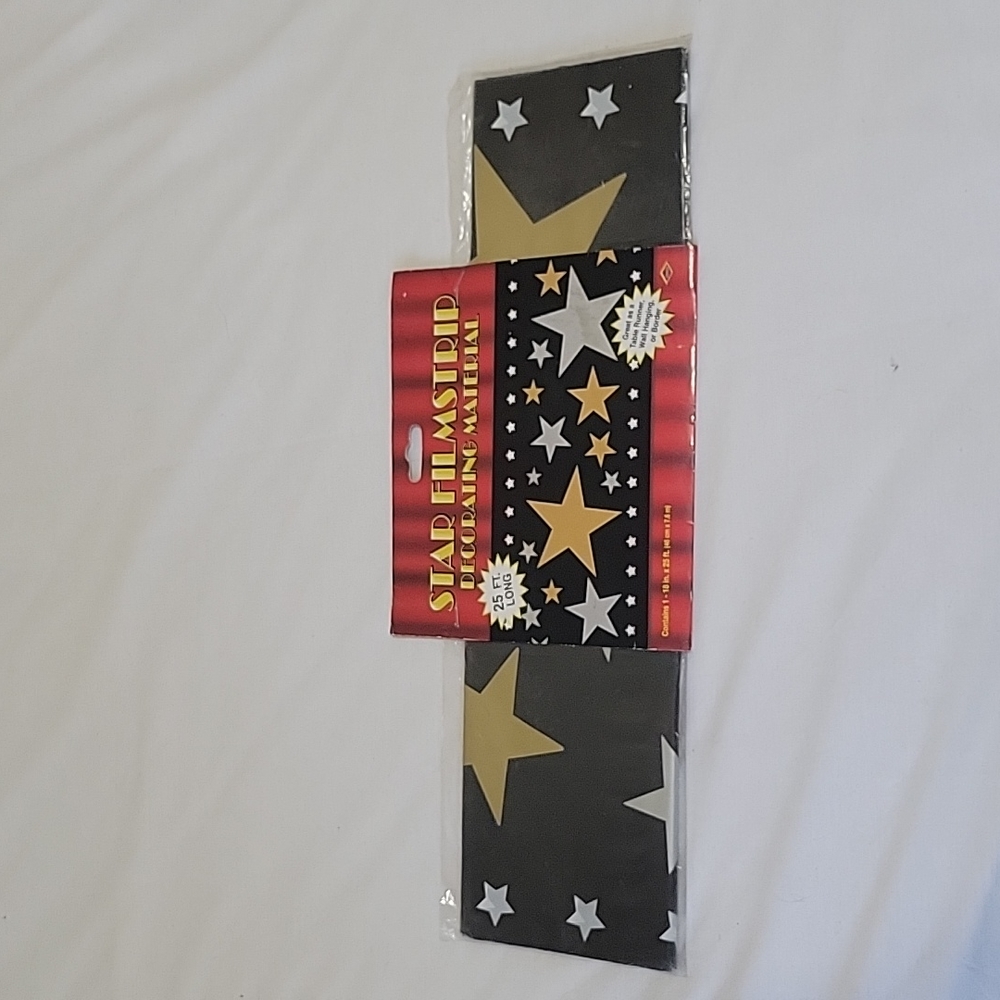 ⭐️2/$20⭐️ New - Star Filmstrip Poly Vinyl Decorating Wall Border